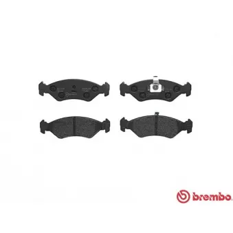 Jeu de 4 plaquettes de frein avant BREMBO P 24 044