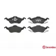 Jeu de 4 plaquettes de frein avant BREMBO P 24 046 - Visuel 1