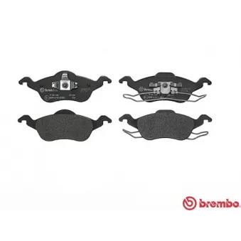 Jeu de 4 plaquettes de frein avant BREMBO