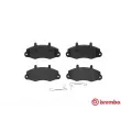 Jeu de 4 plaquettes de frein avant BREMBO P 24 049 - Visuel 1