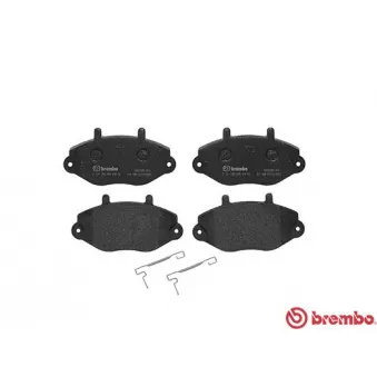 Jeu de 4 plaquettes de frein avant BREMBO P 24 050