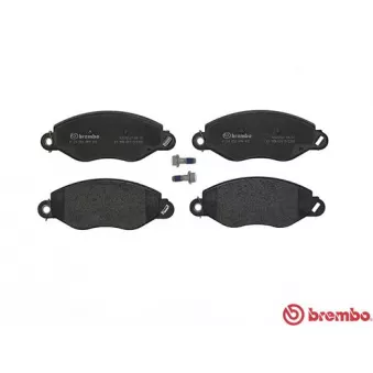 Jeu de 4 plaquettes de frein avant BREMBO P 24 053