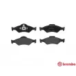 Jeu de 4 plaquettes de frein avant BREMBO P 24 054 - Visuel 1