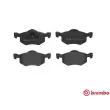 Jeu de 4 plaquettes de frein avant BREMBO P 24 056 - Visuel 1