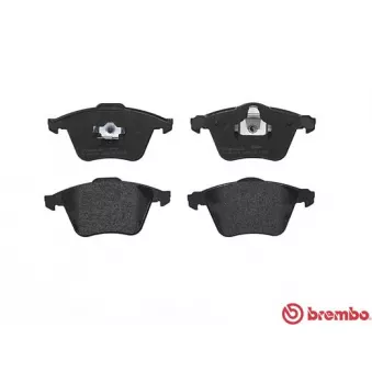 Jeu de 4 plaquettes de frein avant BREMBO P 24 057
