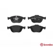 Jeu de 4 plaquettes de frein avant BREMBO P 24 058 - Visuel 1