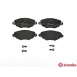 Jeu de 4 plaquettes de frein avant BREMBO P 24 060 - Visuel 1