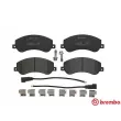 Jeu de 4 plaquettes de frein avant BREMBO P 24 064 - Visuel 1