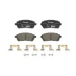 Jeu de 4 plaquettes de frein avant BREMBO P 24 072X - Visuel 1