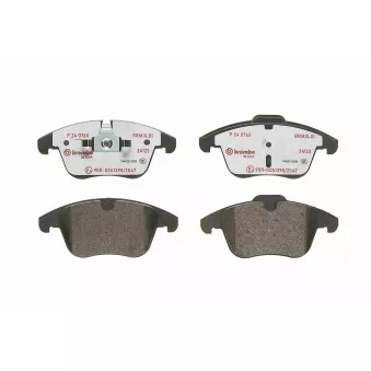 Jeu de 4 plaquettes de frein avant BREMBO P 24 076X