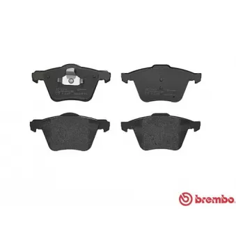 Jeu de 4 plaquettes de frein avant BREMBO P 24 077