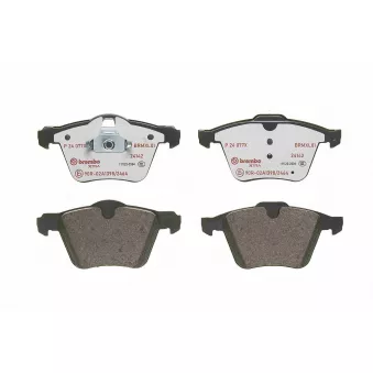 Jeu de 4 plaquettes de frein avant BREMBO P 24 077X