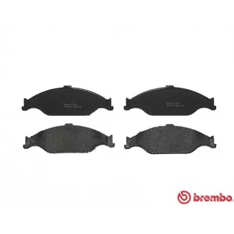 Jeu de 4 plaquettes de frein avant BREMBO P 24 082