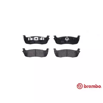 Jeu de 4 plaquettes de frein arrière BREMBO P 24 083