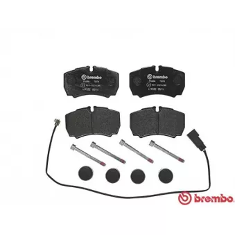 Jeu de 4 plaquettes de frein arrière BREMBO P 24 084