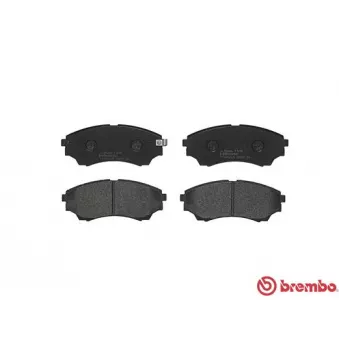 Jeu de 4 plaquettes de frein avant BREMBO P 24 086