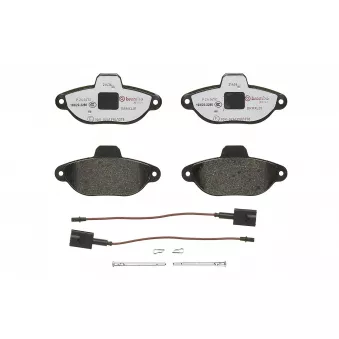 Jeu de 4 plaquettes de frein avant BREMBO P 24 147X