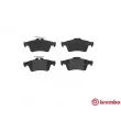 Jeu de 4 plaquettes de frein arrière BREMBO P 24 148 - Visuel 1