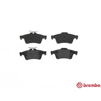 Jeu de 4 plaquettes de frein arrière BREMBO P 24 148