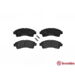 Jeu de 4 plaquettes de frein avant BREMBO P 24 149 - Visuel 1