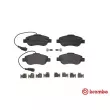 Jeu de 4 plaquettes de frein avant BREMBO P 24 150 - Visuel 1
