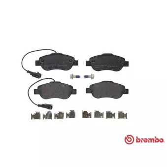 Jeu de 4 plaquettes de frein avant BREMBO P 24 150