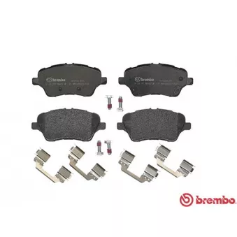 Jeu de 4 plaquettes de frein avant BREMBO P 24 151