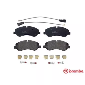 Jeu de 4 plaquettes de frein avant BREMBO P 24 152