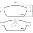 Jeu de 4 plaquettes de frein avant BREMBO P 24 157 - Visuel 2