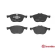 Jeu de 4 plaquettes de frein avant BREMBO P 24 158 - Visuel 1