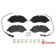 Jeu de 4 plaquettes de frein avant BREMBO P 24 171 - Visuel 1