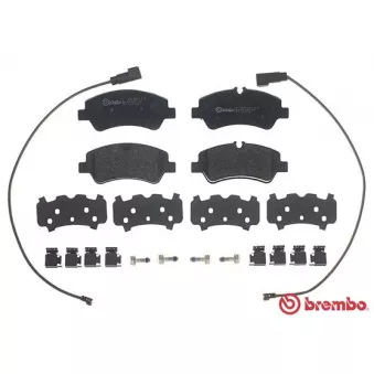 Jeu de 4 plaquettes de frein arrière BREMBO P 24 187