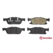 Jeu de 4 plaquettes de frein avant BREMBO P 24 188 - Visuel 1