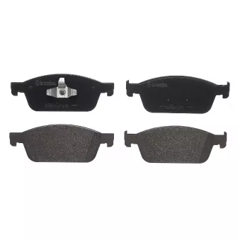 Jeu de 4 plaquettes de frein avant BREMBO P 24 199