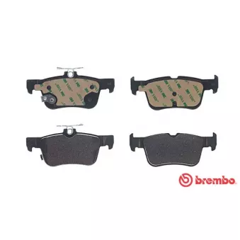Jeu de 4 plaquettes de frein arrière BREMBO P 24 201