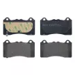 Jeu de 4 plaquettes de frein avant BREMBO P 24 202 - Visuel 1