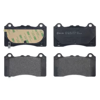 Jeu de 4 plaquettes de frein avant BREMBO P 24 202