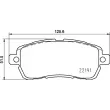 Jeu de 4 plaquettes de frein avant BREMBO P 24 203 - Visuel 2