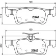 Jeu de 4 plaquettes de frein arrière BREMBO P 24 204 - Visuel 2