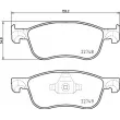 Jeu de 4 plaquettes de frein avant BREMBO P 24 210 - Visuel 2