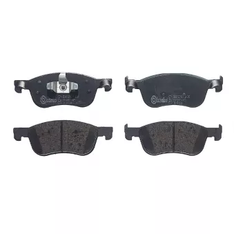 Jeu de 4 plaquettes de frein avant BREMBO