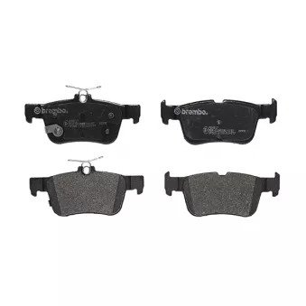 Jeu de 4 plaquettes de frein arrière BREMBO P 24 217