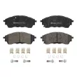 Jeu de 4 plaquettes de frein avant BREMBO P 24 225 - Visuel 1