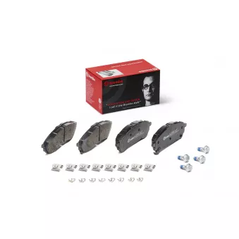Jeu de 4 plaquettes de frein arrière BREMBO P 24 235