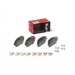 Jeu de 4 plaquettes de frein avant BREMBO P 24 236 - Visuel 1