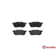 Jeu de 4 plaquettes de frein avant BREMBO P 28 006 - Visuel 1