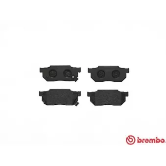 Jeu de 4 plaquettes de frein avant BREMBO P 28 008