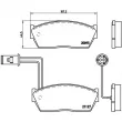 Jeu de 4 plaquettes de frein avant BREMBO P 28 009 - Visuel 2