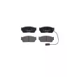 Jeu de 4 plaquettes de frein avant BREMBO P 28 009 - Visuel 1