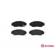 Jeu de 4 plaquettes de frein avant BREMBO P 28 016 - Visuel 1